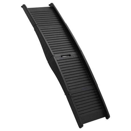 Vidaxl Folding Dog Ramp 153x40x12.5 cm Plastic Black