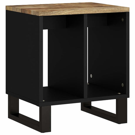 Vidaxl bijzettafel 40x31x46 cm massief mangohout en bewerkt hout