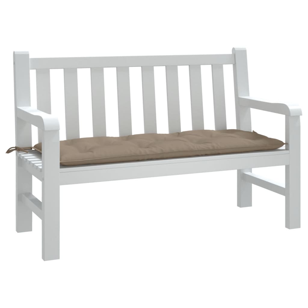 Vidaxx Garden Bench Cushion 120x50x7 CM Oxford Fabric Taupe