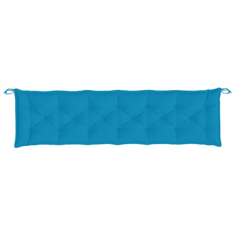 Vidaxl garden bench cushion 200x50x7 cm oxford fabric light blue