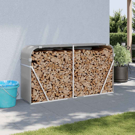 Vidaxx Pompje-Storage 180x45x100 cm galvaniséiert Stol
