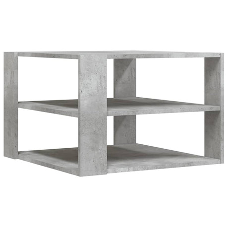 Vidaxl salontafel 58x58x40 cm bewerkt hout betongrijs