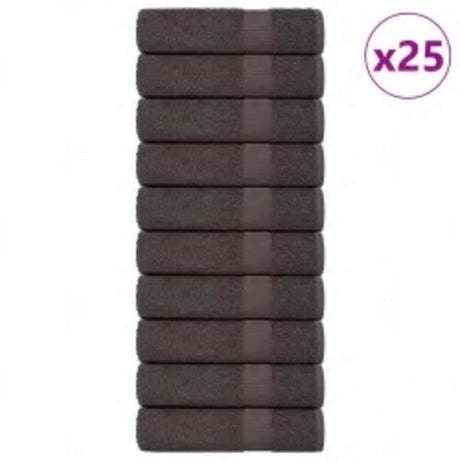 Vidaxx shower towels 25 pcs 70x140 cm 360 g m² 100% cotton anthracite