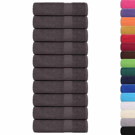 Vidaxx shower towels 25 pcs 70x140 cm 360 g m² 100% cotton anthracite
