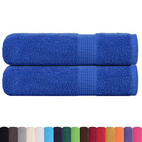 Vidaxx towels frogn 2 pcs 50x100 cm 360 g m² blue