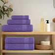 Vidaxx ručníky frogn 10 ks 50x100 cm 360 g m² fialová
