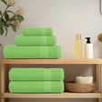 VidaXL 12-piece towel set frogn 360 g m² apple green
