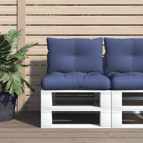 Vidaxx padėklų pagalvėlių rinkinys 60x38x13 cm audinio tamsiai mėlyna