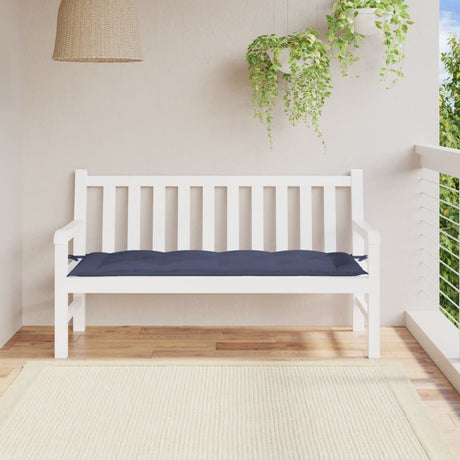 Almofada para banco de jardim Vidaxx 150x50x7 cm tecido oxford azul marinho