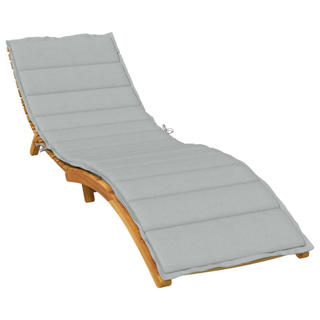 Vidaxx lounger cushion 200x60x4 cm fabric mixed light gray
