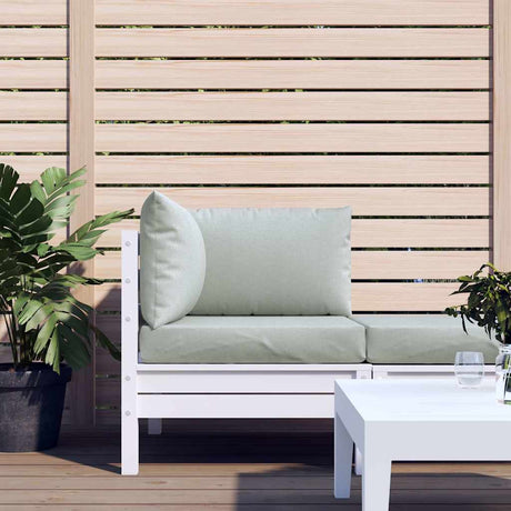 Vidaxxl pallet cushions 3 pcs fabric mixed light gray