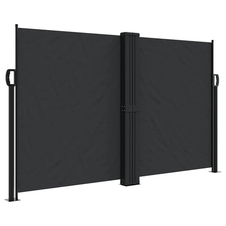 Vidaxx uttrekkbar vindskjerm 140x600 cm sort