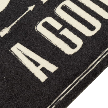 Vidaxx kitchen mat washable coffee text 60x300 cm velvet