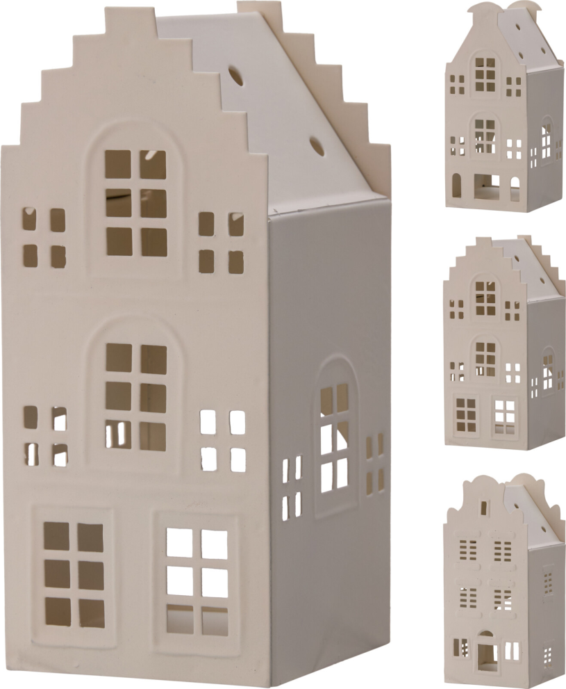 Haus 17cm 3ass wäiss
