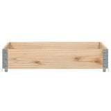 Vidaxx planter 100x100 cm solid pine wood