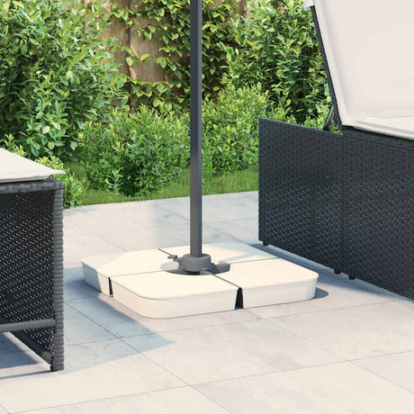 VidaXL 4-piece set of parasol feet for cross-base parasol 100 kg pp