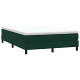 Vidaxl boxspring zonder matras fluweel donkergroen 160x210 cm