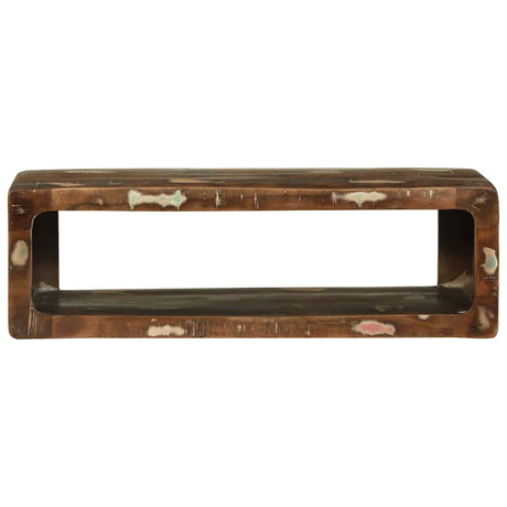 Vidaxl tv-kast multikleur 80 x 30 x 25 cm massief gerecycled hout
