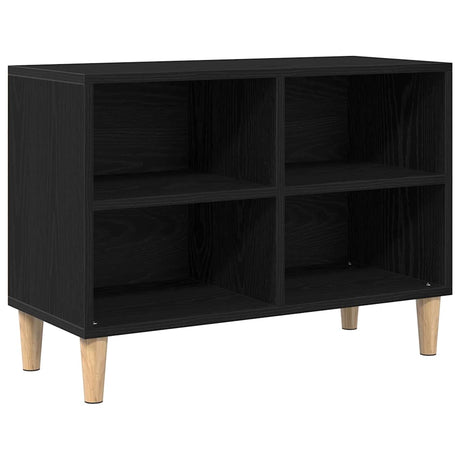 Vidaxl tv-kast 69,5 x 30 x 50 cm zwart eiken bewerkt hout