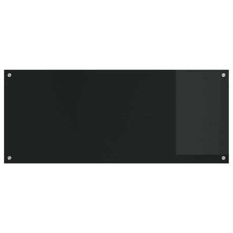 Vidaxl keukenachterwand zwart 120 x 50 cm gehard glas
