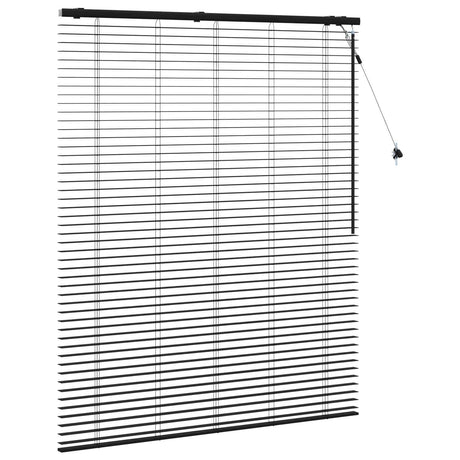 Vidaxl venetiaanse jaloezie zwart 125 x 160 cm 35 mm