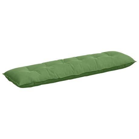 Vidaxl rugkussen lichtgroen 180 x 50 x 19 cm katoen stof
