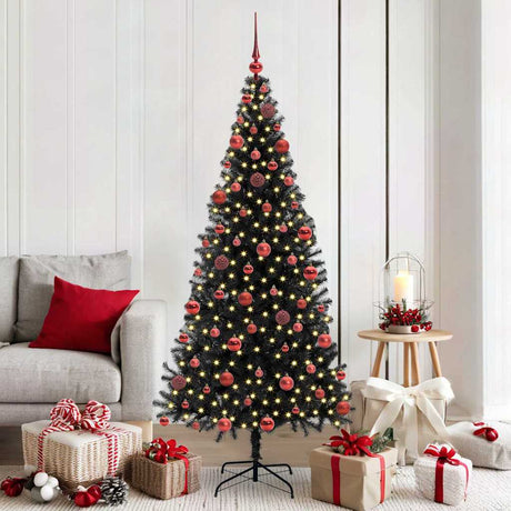 Vidaxl kerstboom zwart 180 cm pvc