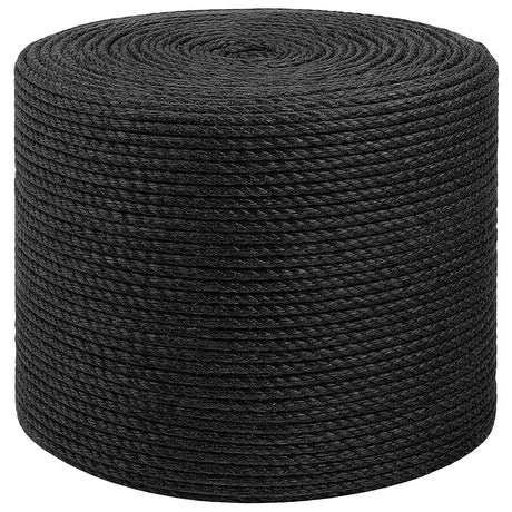 Vidaxl jute touw 80 mm 50 m zwart 100% tossa jute