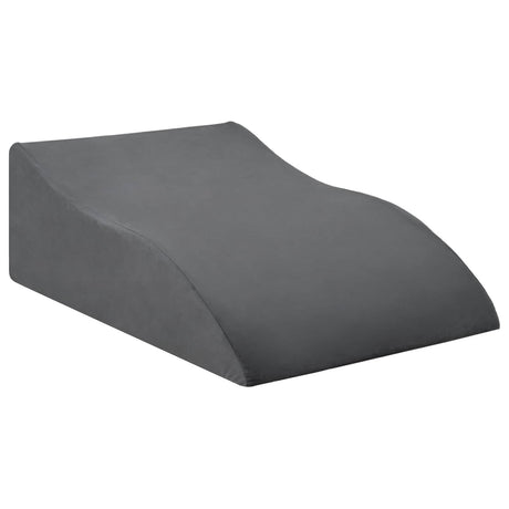 Vidaxl been kussen 68 x 41 x 21 cm pu schuim grijs