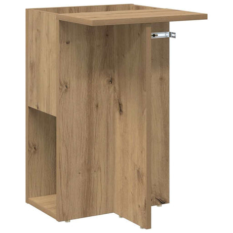 Vidaxl bijzettafel artisan eiken 35 x 40 x 55 cm bewerkt hout