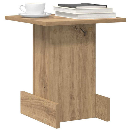 Vidaxl bijzettafel artisan eiken 35,5 x 35 x 40 cm bewerkt hout