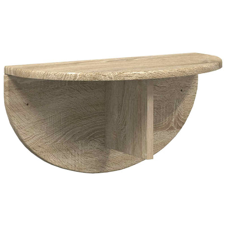 Vidaxl wandplank muurmontage sonoma eiken 48 x 24 x 24 cm bewerkt hout