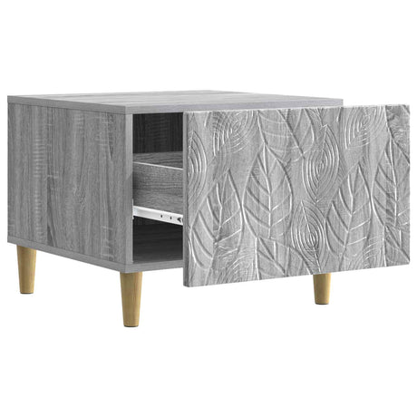 Vidaxl salontafel grijs sonoma 50 x 49 x 40 cm bewerkt hout