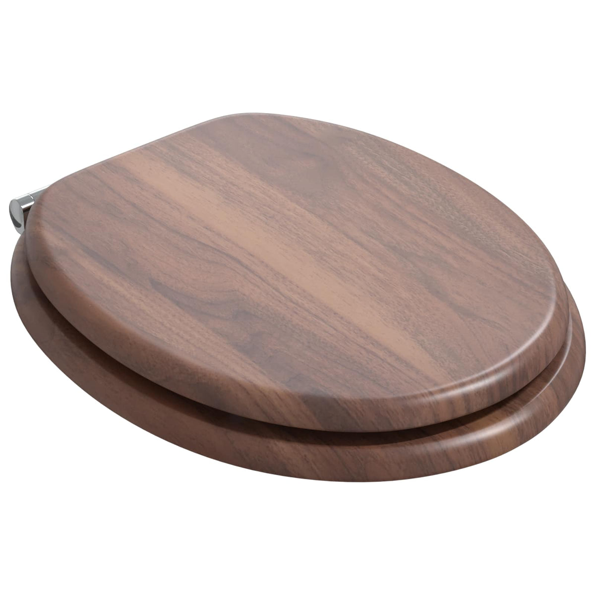 Vidaxl toiletzitting 2 pcs bruin 44 x 38 cm bewerkt hout