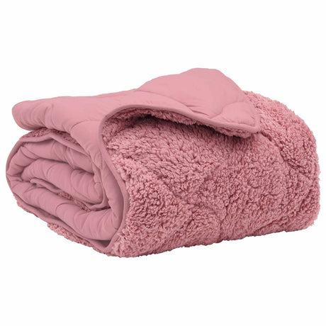 Vidaxl zomer dekbed 140 x 220 cm zomer roze ademend