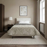 Vidaxl winter dekbed 135 x 200 cm winter lichtgrijs ademend