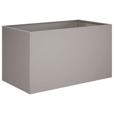 Vidaxl plantenbak roestkleurig 80 x 50 x 50 cm weervast staal