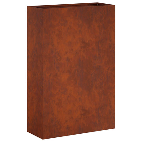 Vidaxl plantenbak roestkleurig 40 x 20 x 75 cm weervast staal