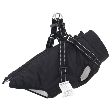 Vidaxl hondenjas zwart l32 fleece en polyester