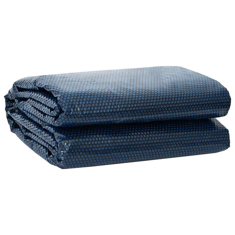 Vidaxl zonne pool dek 800 x 400 cm 0,1 mm vierkant 0,1 mm pe