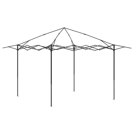 Vidaxl gazebo zonder zijwand 3.3 x 3.3 m crème en bruin