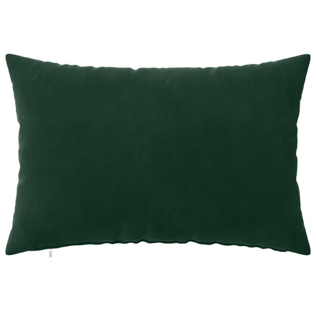 Vidaxl kussensloop 2 pcs heerlen donkergroen 30 x 50 cm fluweel