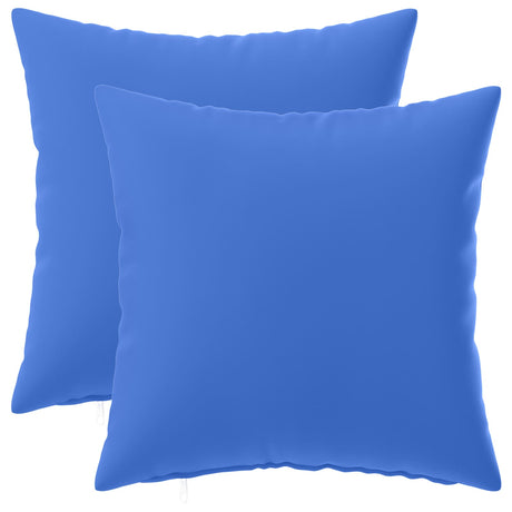 Vidaxl kussensloop 2 st heerlen koninklijk blauw 35 x 35 cm polyester