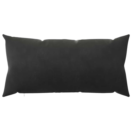 Vidaxl kussensloop 2 pcs heerlen zwart 40 x 70 cm fluweel