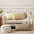 Vidaxl kussen met kussen heerlen 6 st taupe polyester