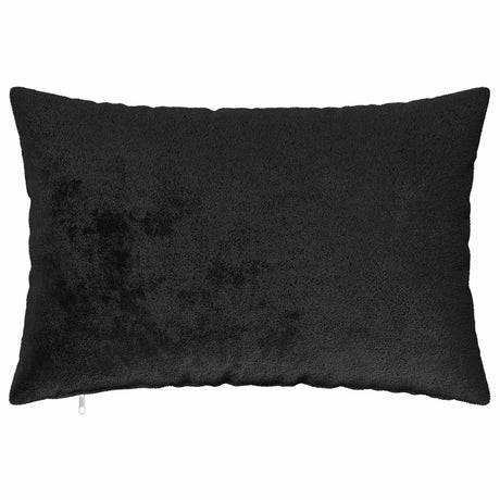 Vidaxl kussensloop 6 pcs heerlen zwart 50 x 80 cm flanel