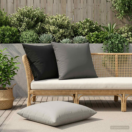 Vidaxl kussensloop 6 st heerlen grijs 65 x 65 cm polyester
