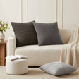 Vidaxl kussensloop 12 st almelo antracietkleurig 50 x 50 cm corduroy