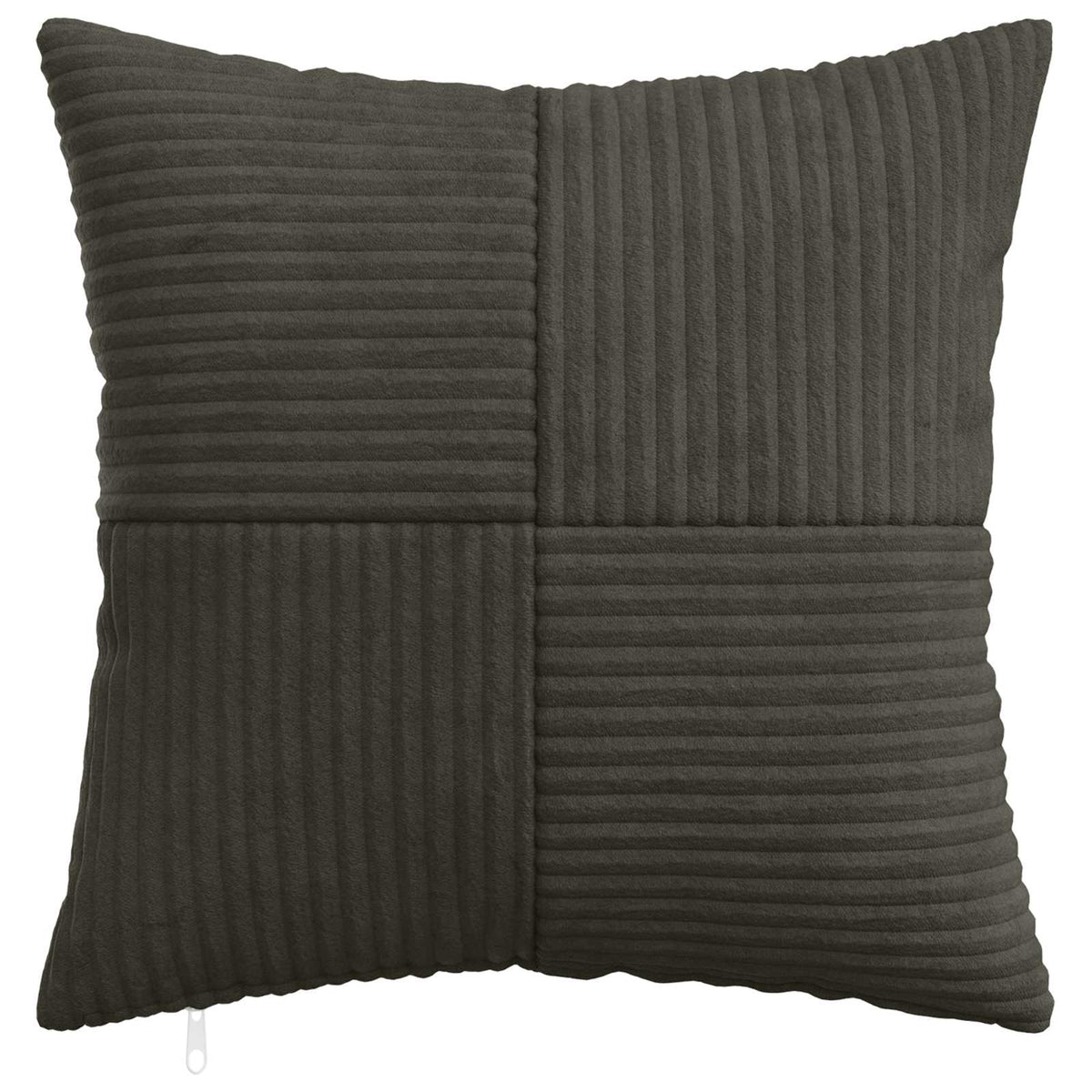 Vidaxl kussensloop 12 st almelo antracietkleurig 50 x 50 cm corduroy