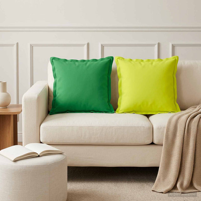 Vidaxl kussensloop 6 st houten groen 30 x 30 cm polyester